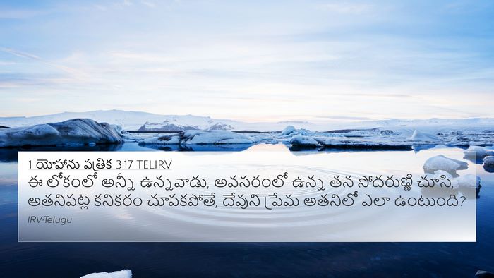 1 యోహాను పత్రిక 3:17 TELIRV Bible Verse Image