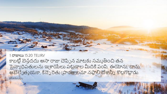 1 రాజులు 15:20 TELIRV Bible Verse Image