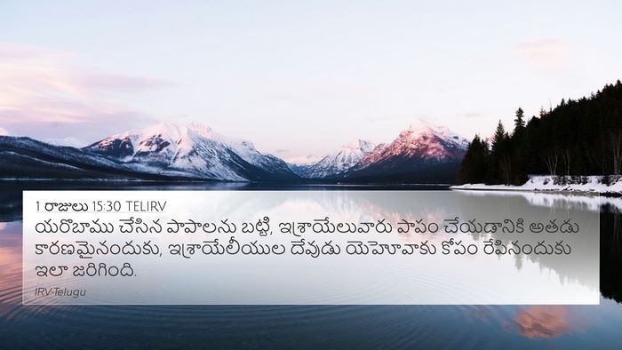 1 రాజులు 15:30 TELIRV Bible Verse Image