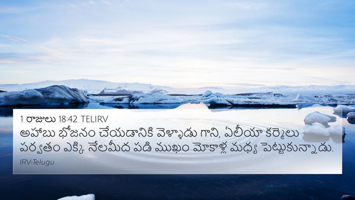 1 రాజులు 18:42 TELIRV Bible Verse Image