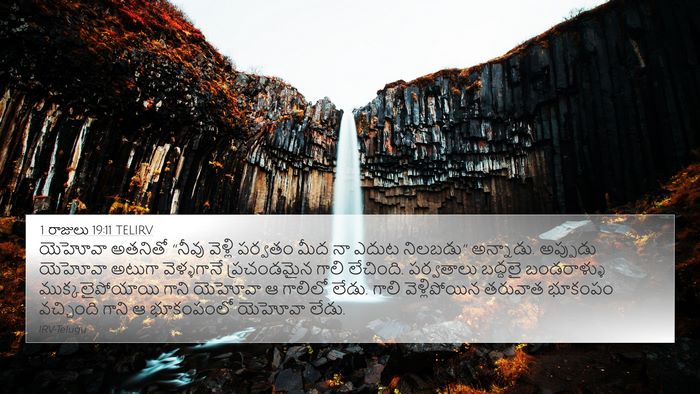 1 రాజులు 19:11 TELIRV Bible Verse Image