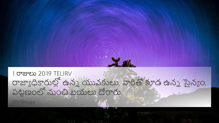 1 రాజులు 20:19 TELIRV Bible Verse Image
