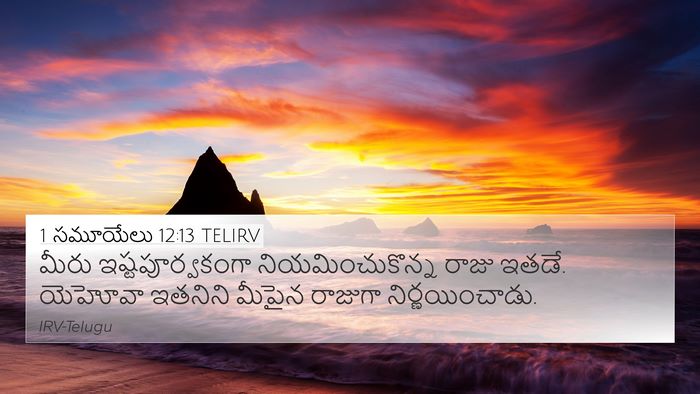 1 సమూయేలు 12:13 TELIRV Bible Verse Image