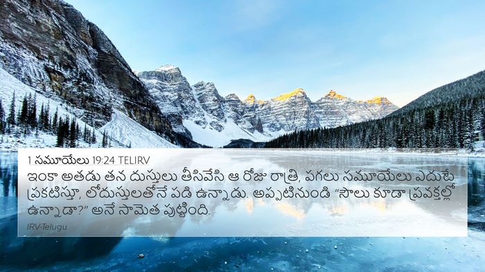 1 సమూయేలు 19:24 TELIRV Bible Verse Image