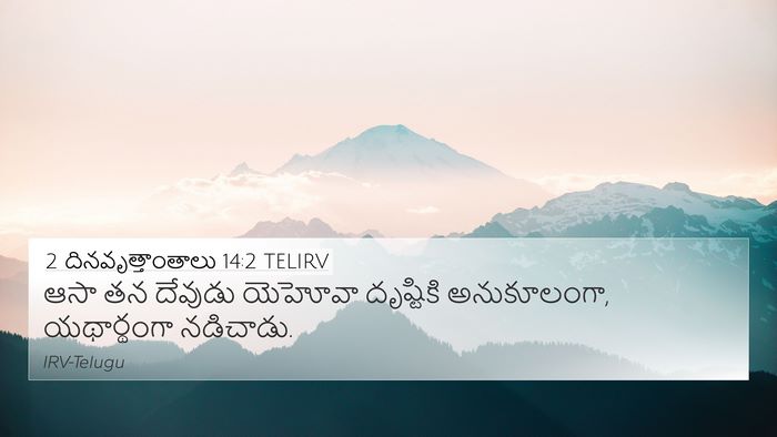 2 దినవృత్తాంతాలు 14:2 TELIRV Bible Verse Image