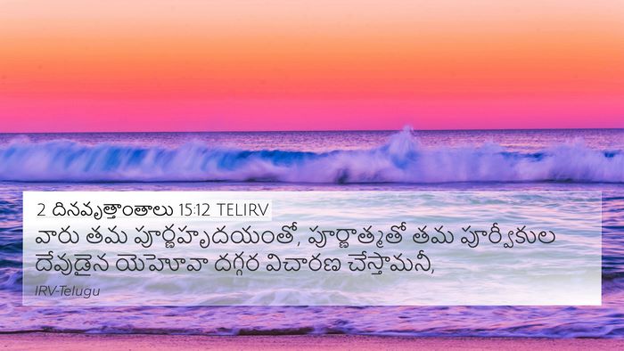 2 దినవృత్తాంతాలు 15:12 TELIRV Bible Verse Image