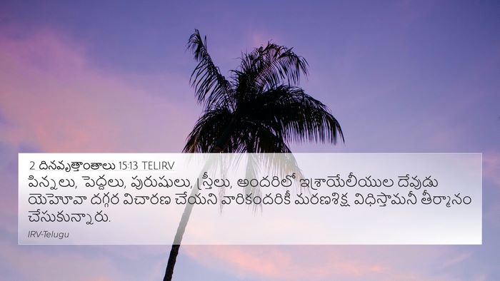 2 దినవృత్తాంతాలు 15:13 TELIRV Bible Verse Image