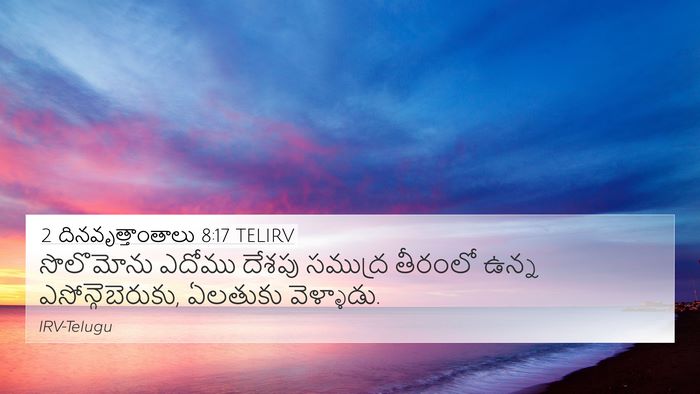 2 దినవృత్తాంతాలు 8:17 TELIRV Bible Verse Image