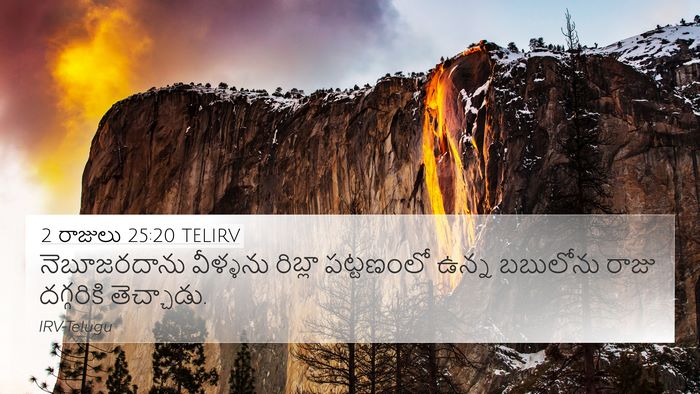 2 రాజులు 25:20 TELIRV Bible Verse Image
