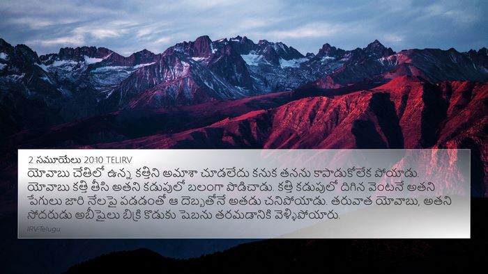 2 సమూయేలు 20:10 TELIRV Bible Verse Image