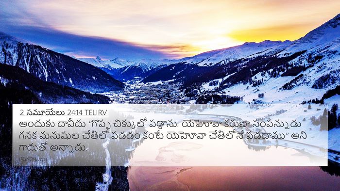2 సమూయేలు 24:14 TELIRV Bible Verse Image
