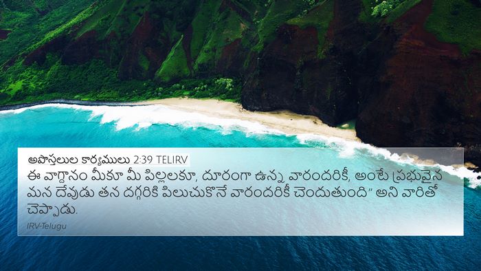 అపొస్తలుల కార్యములు 2:39 TELIRV Bible Verse Image