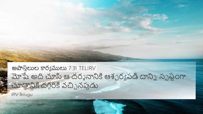 అపొస్తలుల కార్యములు 7:31 TELIRV Bible Verse Image