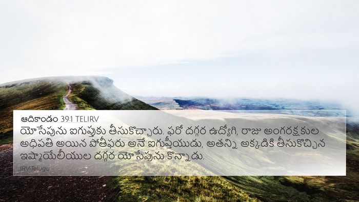 ఆదికాండం 39:1 TELIRV 4K Wallpaper - యోసేపును - 4K Wallpaper Bible Verse