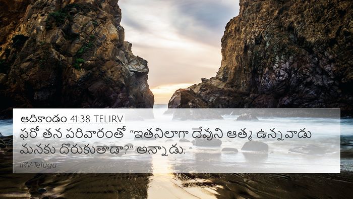 ఆదికాండం 41:38 TELIRV Bible Verse Image