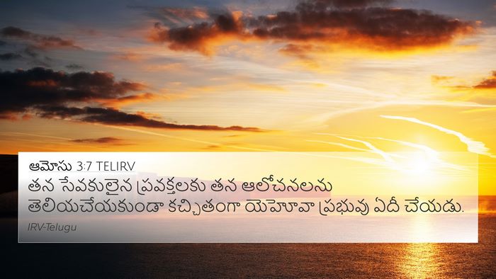 ఆమోసు 3:7 TELIRV Bible Verse Image