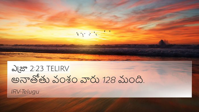 ఎజ్రా 2:23 TELIRV Bible Verse Image