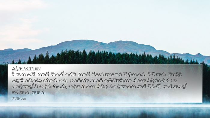 ఎస్తేరు 8:9 TELIRV Bible Verse Image
