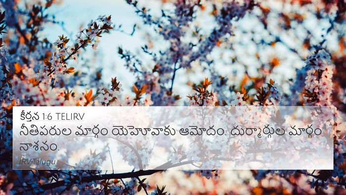 కీర్తన 1:6 TELIRV Bible Verse Image