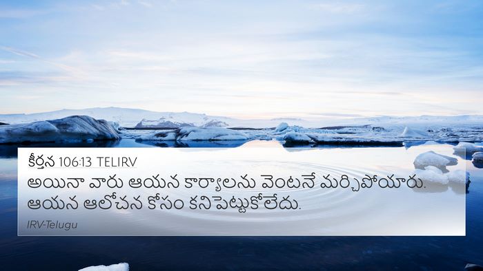 కీర్తన 106:13 TELIRV Bible Verse Image