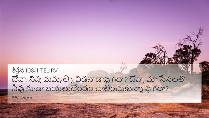 కీర్తన 108:11 TELIRV Bible Verse Image