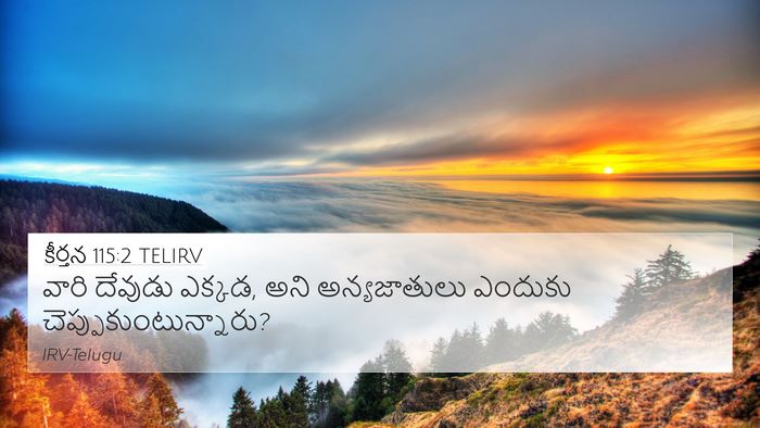 కీర్తన 115:2 TELIRV Bible Verse Image