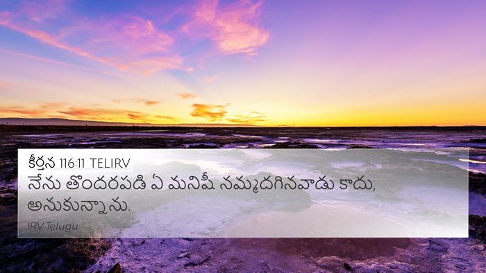 కీర్తన 116:11 TELIRV Bible Verse Image