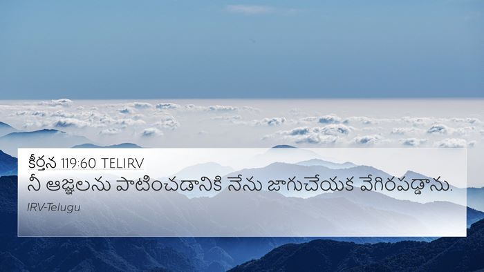 కీర్తన 119:60 TELIRV Bible Verse Image