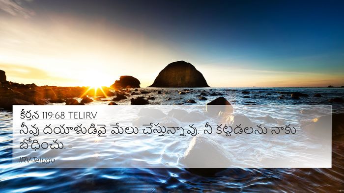 కీర్తన 119:68 TELIRV Bible Verse Image