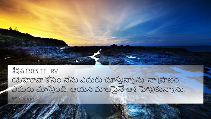 కీర్తన 130:5 TELIRV Bible Verse Image