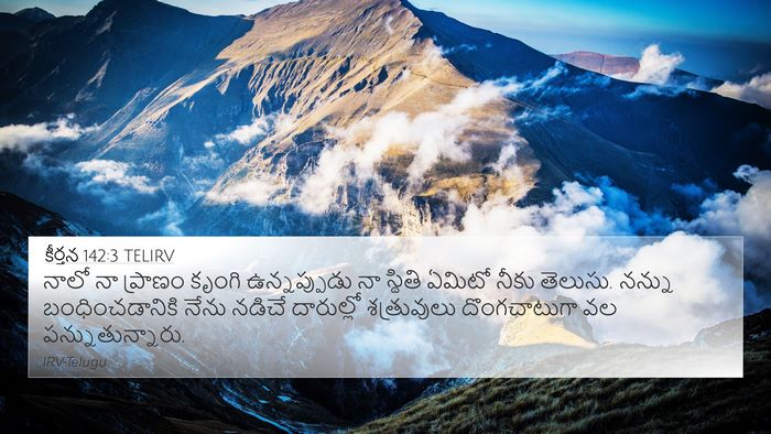 కీర్తన 142:3 TELIRV Bible Verse Image