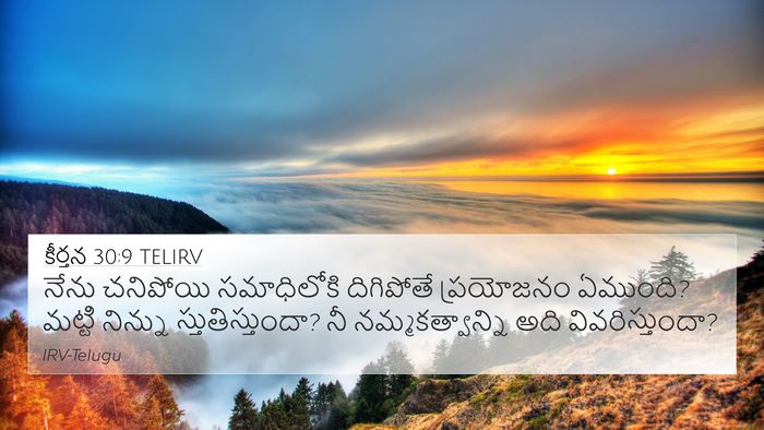 కీర్తన 30:9 TELIRV Bible Verse Image