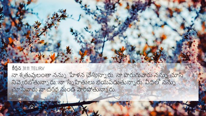 కీర్తన 31:11 TELIRV Bible Verse Image