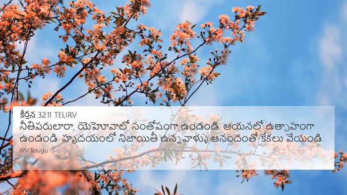 కీర్తన 32:11 TELIRV Bible Verse Image