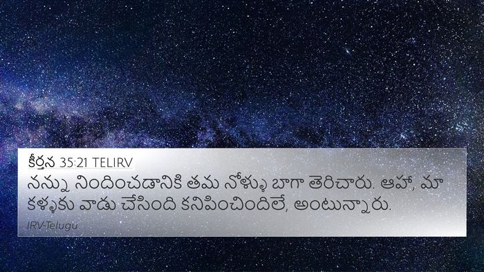 కీర్తన 35:21 TELIRV Bible Verse Image