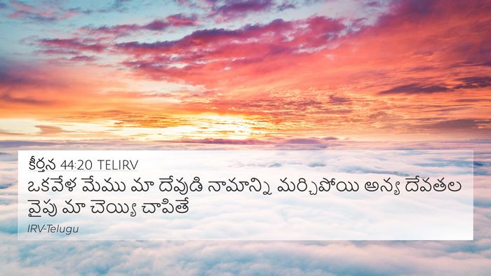 కీర్తన 44:20 TELIRV Bible Verse Image