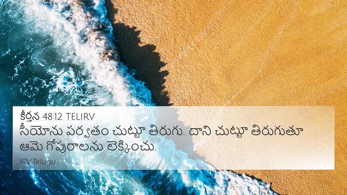 కీర్తన 48:12 TELIRV Bible Verse Image