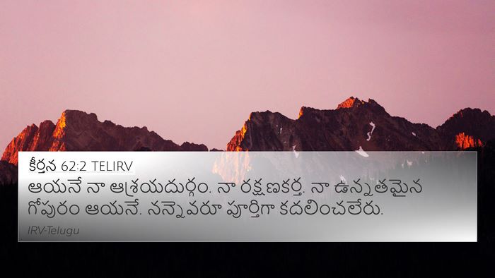 కీర్తన 62:2 TELIRV Bible Verse Image