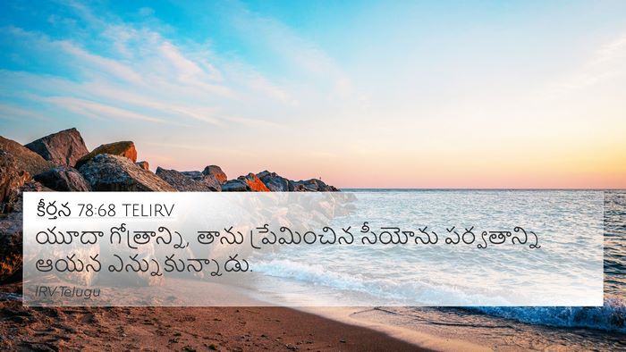 కీర్తన 78:68 TELIRV Bible Verse Image