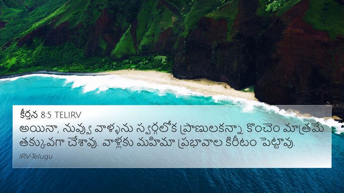 కీర్తన 8:5 TELIRV Bible Verse Image