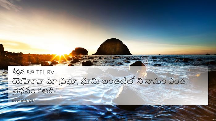 కీర్తన 8:9 TELIRV Bible Verse Image