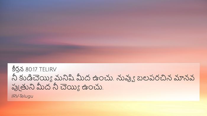 కీర్తన 80:17 TELIRV Bible Verse Image