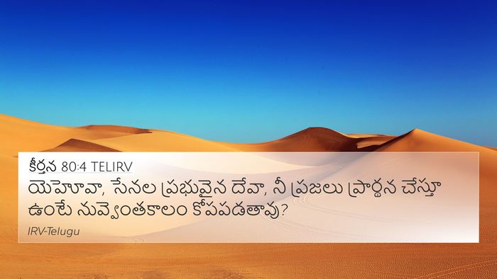 కీర్తన 80:4 TELIRV Bible Verse Image