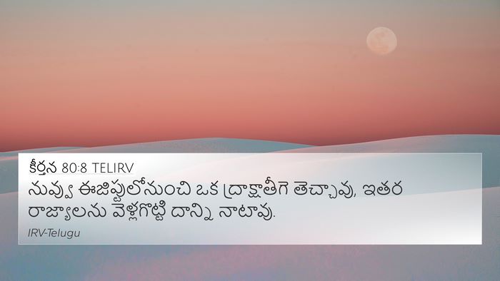 కీర్తన 80:8 TELIRV Bible Verse Image