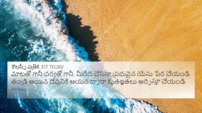 కొలస్సీ పత్రిక 3:17 TELIRV Bible Verse Image
