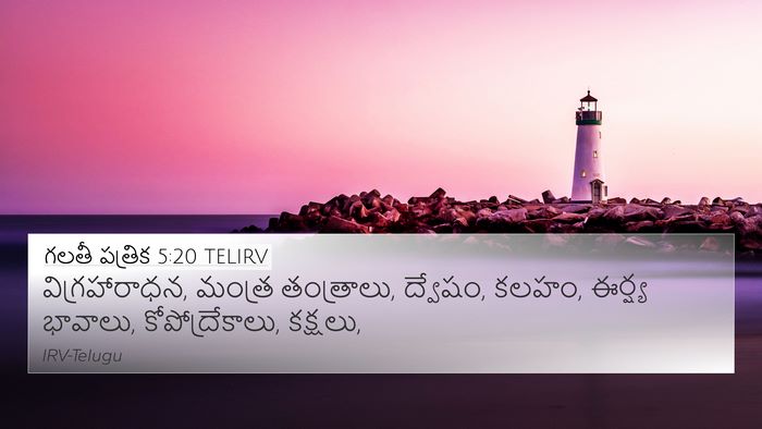గలతీ పత్రిక 5:20 TELIRV Bible Verse Image