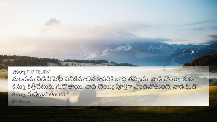 జెకర్యా 11:17 TELIRV Bible Verse Image