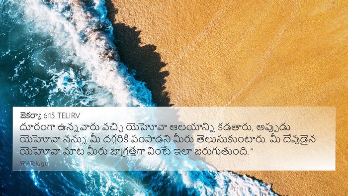జెకర్యా 6:15 TELIRV Bible Verse Image