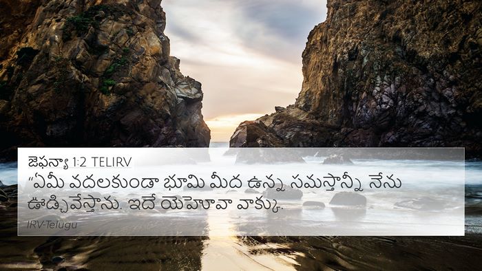 జెఫన్యా 1:2 TELIRV Bible Verse Image