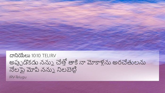 దానియేలు 10:10 TELIRV Bible Verse Image